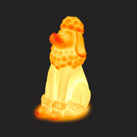 Poodle Colour Changing LED Lamp main image