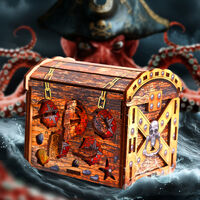 Art Pirate's Treasure Chest Puzzle Box main image