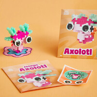 Plus Plus Pet Mini Packet Pink Axolotl