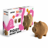 Piggy Money Bank 3D Cardboard Puzzle