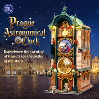 Retro Series Prague Astronomical Clock Construction Set