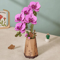 Rowood Purple Moth Orchid Wooden Bloom Craft Kit