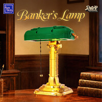 Retro Bankers Desk Light Construction Set 523pcs
