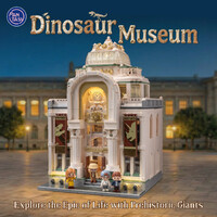 Retro Series Dinosaur Museum Construction Set