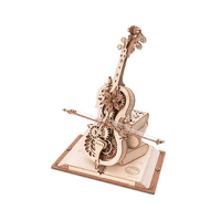 ROKR Magic Cello Mechanical Music Box Model Kit