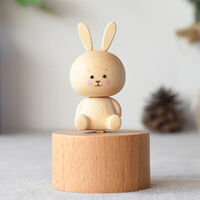 Rabbit Mini Wooden Music Box