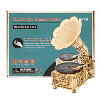 ROKR Mechanical Gear Classical Gramophone
