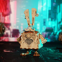 Robotime Steampunk DIY Music Box Bunny main image