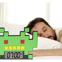 Retro Space Alien Alarm Clock main image