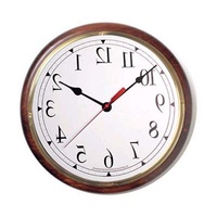 Reverse Time Clock - Mahogany main image