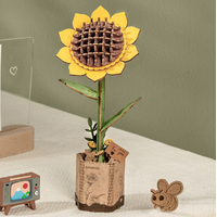 Rowood Sunflower Wooden Bloom Craft Kit