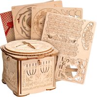 Secret Lock Wooden Puzzle Box