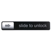 Slide to Unlock Fridge Magnet main image