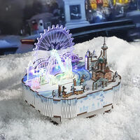 Snow World 3D DIY Rotating Music Box Kit main image
