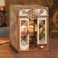 Steam Fantasy Infinity Train Cabin 3D DIY Book Nook