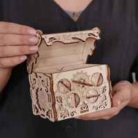 Secret Treasure Wooden Puzzle Box main image