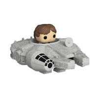 Star Wars Han Solo with Millennium Falcon Bitty Pop