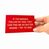 If I Go Missing Desk Sign main image