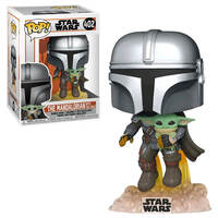 Star Wars The Mandalorian with The Child Jetpack Flying Pop Vinyl Figure main image