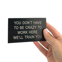 We'll Train You Desk Sign main image