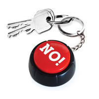 The No Button Keyring main image