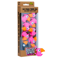 Toucan Tower Stacking Game Pink main image