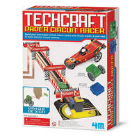 Techcraft Paper Circuit Racer Kit main image