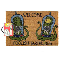 The Simpsons Welcome Foolish Earthlings Door Mat main image