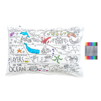 Colour and Learn Under the Sea Pillowcase