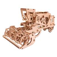 UGears Combine Harvester Wooden Model Kit main image