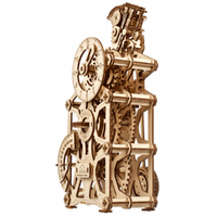 UGears Engine Clock Wooden Model Kit main image