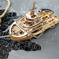 UGears Tugboat main image