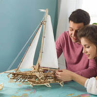 UGears Trimaran Merihobus Sailboat main image