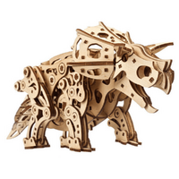 UGears Triceratops Wooden Model Kit main image