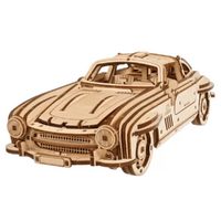 UGears Winged Sports Coupe Wooden Model Kit main image