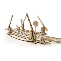 UGears Rails and Crossing Wooden Model Kit main image
