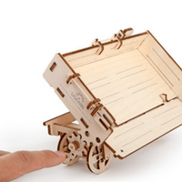 UGears Trailer for Tractor Wooden Model Kit main image