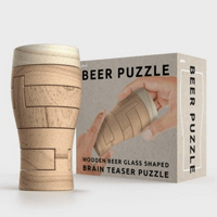 Wooden Beer Glass Shaped Puzzle main image