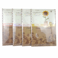 Wooden Flowers 4 Pack main image