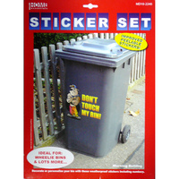 Wheelie Bin Sticker - Don't Touch My Bin main image
