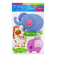 Wall Art Stickers - Zoo Animals Medium main image