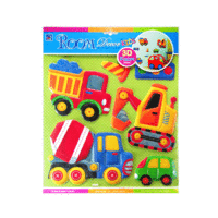 Wall Art Stickers - 3D Construction main image