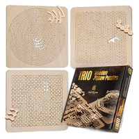 Wooden Puzzle Trio main image