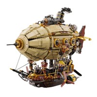 Steampunk Series Zeppelin Airship Model Kit 1949pcs main image