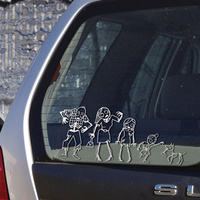 Zombie Family Decals main image