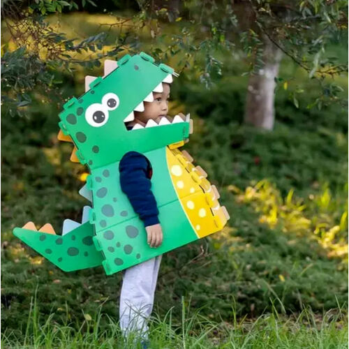 3D Cardboard Rory the T-Rex Dinosaur Costume Kit