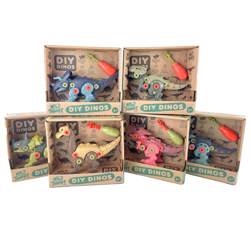 6 Pack Wild Thingz DIY Dinos