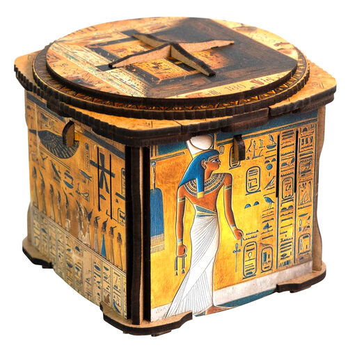 Art Secret Lock Box Puzzle Box