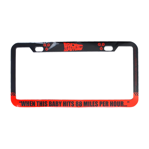 Back to the Future 88 MPH License Plate Frame