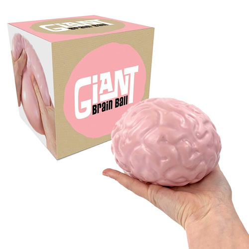 Giant Brain Stress Ball A stress ball shaped like your own crazy cranium!